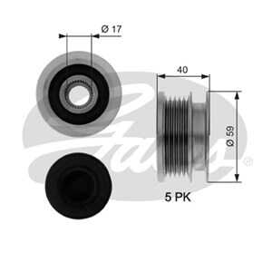 Frihjulskoppling, generator, opel,vauxhall, 12 04 484, 55560294