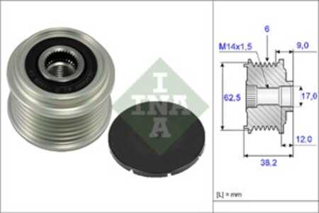 Frihjulskoppling, generator, hyundai,kia,toyota, 270600N020, 27060-0N020, 270600N021, 27060-0N021, 2706033071, 27060-33071, 274