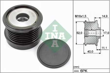 Frihjulskoppling, generator, infiniti,mercedes-benz, 000 906 05 04, 000 906 09 22, 000 906 15 03, 000 906 18 22, 000 906 20 03,