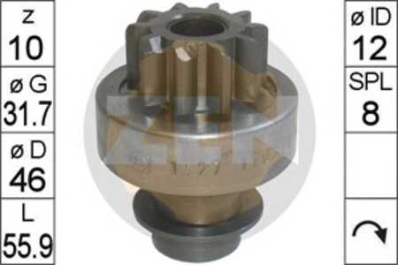 Frihjulsväxel, startmotor, nissan, 23354-D0210, M003t17686H, M003T27686, M003T27686D, M003T27686H, M003T27686N, M003T30581, M00