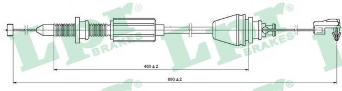 Gasvajer, renault clio ii, clio skåp/halvkombi ii, kangoo express, 7700416622, 7700427379