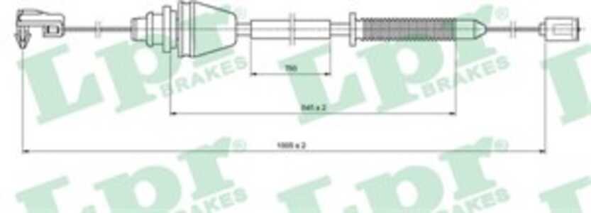 Gasvajer, renault megane i, megane classic i, 7700843197