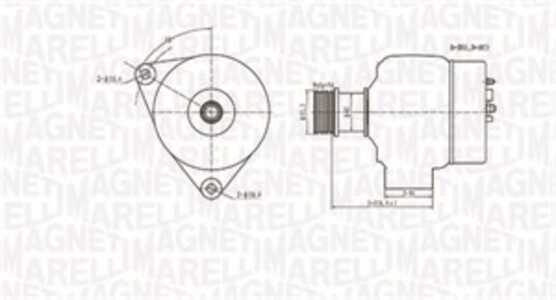 Generator, chrysler grand voyager v, voyager iv, dodge caravan, 04868430AB, 04868430AC, 04868430AD, 04868430AE, 04868430AF, 048