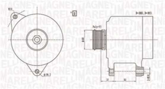 Generator, audi a4 b5, a4 b5 avant, a6 c4, a6 c4 avant, vw passat b5, passat b5 variant, 058903016A, 058903016B, 058903016BX, 0