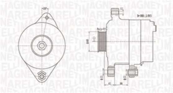 Generator, fiat ducato flak/chassi, ducato skåp, 1305709080, 1315060080, 46430110