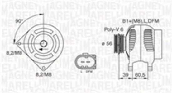 Generator, audi,ford,seat,skoda,vw, 038 903 023 L, 038 903 023 N, 038 903 023 R, 038 903 024 A, 038 903 024 E, 1100711, 1253623