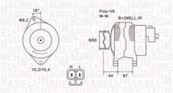 Generator, opel, 1204157, 8971891122, 8971891123, 8971891124, 8971891125, 8971891126, 93178173, 97189112