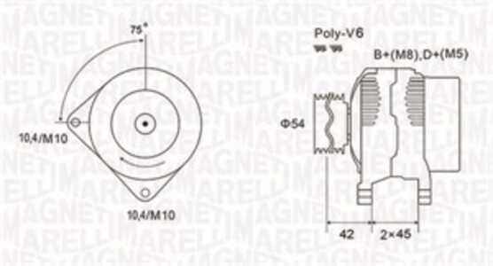 Generator, citroën,fiat,lancia,peugeot, 71716609, 71718905, 9623727380, 9623727880, 9635772880, 9642880480, A002TB2291A, A002TB