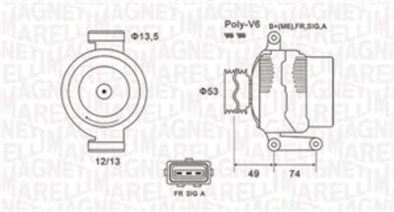 Generator, ford mondeo iii, mondeo sedan iii, mondeo turnier iii, 1120213, 1140694, 1151213, 1191213, 1464782, 1478119, 1S7T103