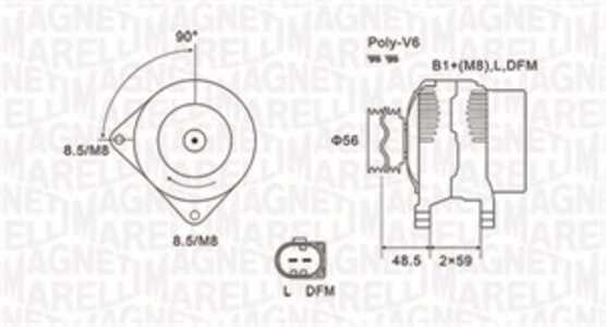 Generator, audi,seat,skoda,vw, 021903025T, 045903023A, 045903023F