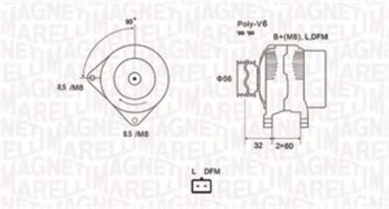 Generator, renault laguna ii, laguna grandtour ii, 7711134758, 8200112065, 8253975