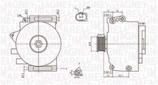 Generator, mercedes-benz e-klass [w210, w211], e-klass t-model [s210, s211], 0121545902, A0121545902