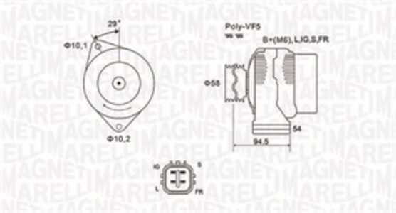 Generator, toyota avensis verso, corolla, corolla kombi, corolla verso, previa ii, rav 4 ii, 2706027040, 2706027070