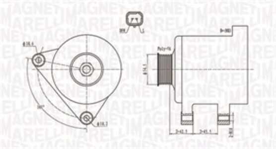 Generator, citroën,fiat,lancia,peugeot, 71732307, 71733552, 9644103580, 96460654, 9646065480, 9646321780, 96463218, 9646321880,