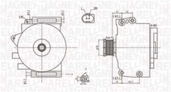 Generator, mercedes-benz e-klass [w211], e-klass t-model [s211], s-klass [w220], 0121549802, A0121549802