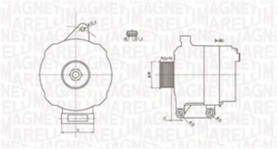 Generator, ford fiesta v, fusion, 1140138, 1140139, 1436603, 1478281, 1592234, 2S6T10300CB, 2S6T10300DA, 2S6T10300DB, 2S6T10300