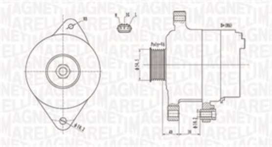 Generator, toyota yaris, 270600J020, 270600J040