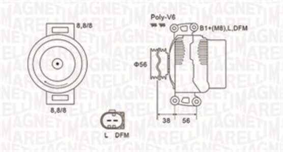 Generator, audi,seat,skoda,vw, 06B903016AA, 06B903016AB, 06B903016AF, 06D903016A, 06J903023C, 06K903023