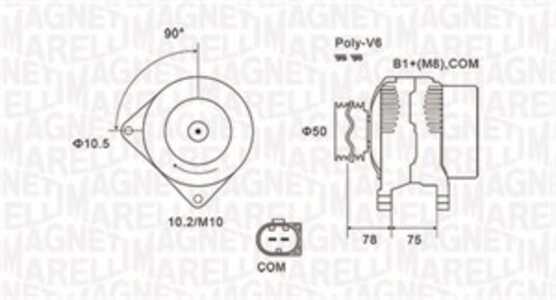 Generator, bmw 3 cabriolet [e46], 3 coupé [e46], 5 [e60], 5 touring [e61], 7 [e65, e66, e67], x3 [e83], z4 roadster [e85], 1231