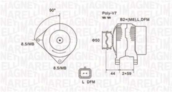 Generator, nissan,opel,renault, 2310000QAN, 4405286, 7711135812, 8200190721, 8200404300, 8200660035, 8200692868, 9121119, 93169