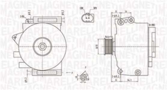 Generator, mercedes-benz, 0131540002, 0141540702, A0131540002, A0141540702