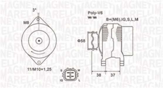 Generator, toyota yaris, 270600Q040