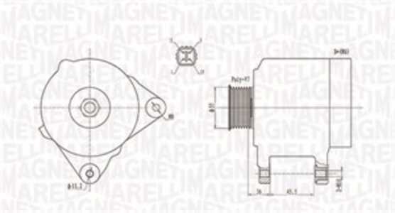 Generator, toyota avensis, avensis kombi, avensis sedan, 270600H070