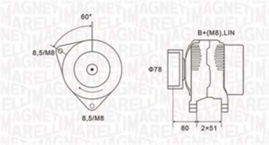 Generator, ford galaxy ii, mondeo iv, mondeo sedan iv, mondeo turnier iv, s-max, 1420871, 6G9N10300UA, 6G9N10300UB, 6G9N10300UC