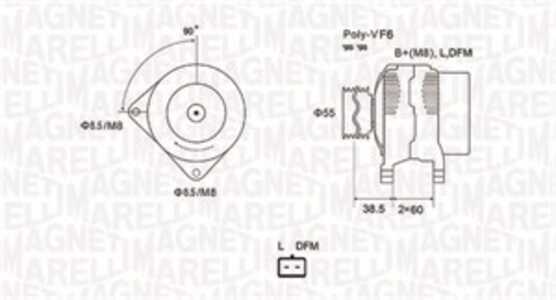 Generator, dacia,nissan,renault, 231003831R, 6001548553, 8200385098, 8200537415