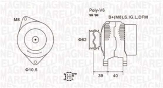 Generator, toyota auris, corolla, corolla kombi, corolla sedan, 270600N020, 270600N021, 270600N031, 2706033071