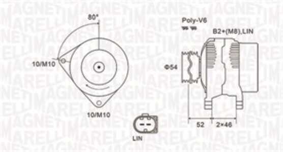 Generator, ford,mazda, 1376501, 1387927, 1506300, 1685793, 1704769, 30659390, 31285659, 36001117, 36001501, 36012505, 6G9N10300