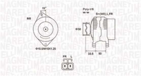 Generator, hyundai,kia, 373002B101, 373002B200