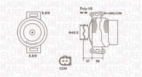 Generator, mercedes-benz, 6461540102, 6461541102, A6461540102, A6461541102