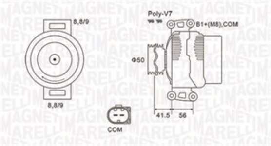 Generator, mercedes-benz, 0009062700, 04801250AA, 04801250AB, 04801250AC, 04801250AD, 6421540202, 6421540402, A0009062700, A642