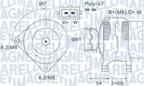 Generator, audi a6 c4, a6 c4 avant, mercedes-benz v-klass [638/2], seat alhambra, vw sharan, transporter buss iv, 0101542102, 0