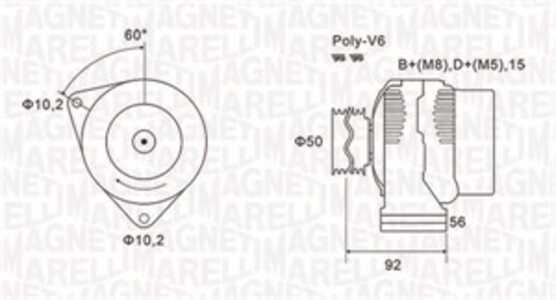 Generator, mercedes-benz clk cabriolet [a208], m-klass [w163], s-klass [w220], 0101541002, 0101542902, 0101547802, 0101548302, 