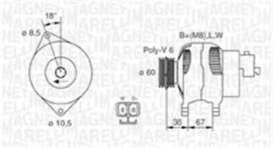 Generator, honda,opel, 1204158, 31100PLZD00, 6204140, 6204284, 8971891133, 8971891134, 8971891135, 8971891136, 8971891137, 8971