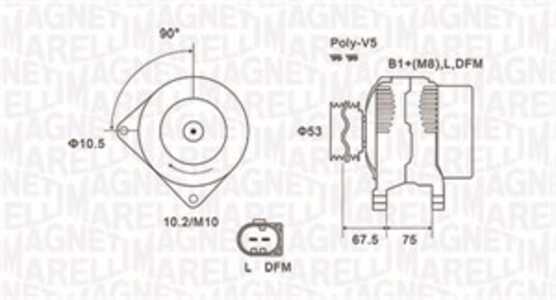 Generator, bmw 3 [e46], 3 compact [e46], 3 touring [e46], 12312249966, 12317787346, 12317788222, 12317788223, 12317788247, 2249