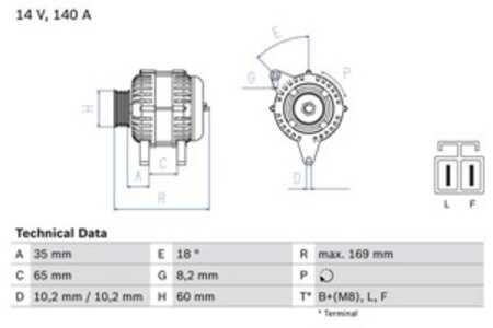 Generator, opel,vauxhall, 12 04 425, 62 04 275, 8-98031-155-1, 8-98042-873-0, 98031155, 98042873