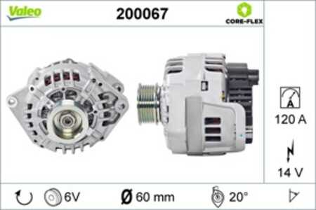 Generator, citroën,fiat,peugeot, 500371244, 5702C0, 5702-C0, 5702C1, 5702-C1, 5705AF, 5705-AF, 5705EV, 5705-EV