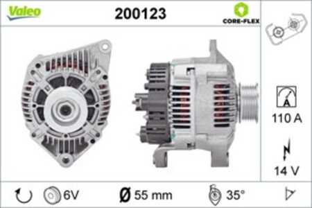 Generator, renault espace iii, laguna i, laguna grandtour i, safrane ii, volvo s40 i, v40 kombi, 7700104209, 7700414371, 770041