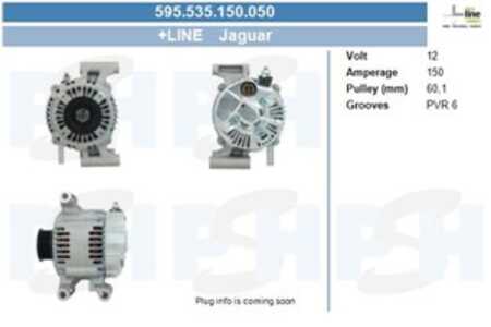 Generator, jaguar s-type ii, 2R8310300AB, 2R8310300BA, XR817076