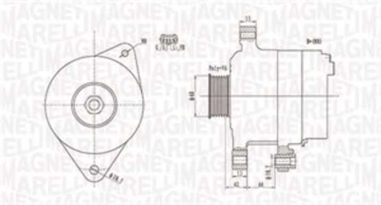 Generator, mitsubishi l200 / triton, 1800A008, A003TG3391ZT, A3TG3391, A3TG3391ZT