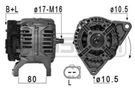 Generator, fiat,iveco, 504087183