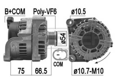 Generator, bmw 3 [e90], 3 cabriolet [e93], 3 coupé [e92], 3 touring [e91], 5 [f10], 5 touring [f11], x1 [e84], x3 [f25], 12 31 