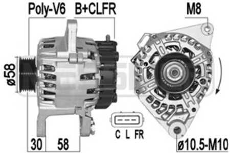 Generator, hyundai ix35, tucson, kia sportage iii, 37300-2E400