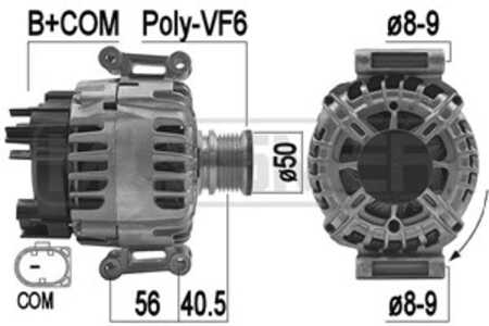 Generator, mercedes-benz, 014 154 14 02, A 014 154 14 02, A14 154 14 02