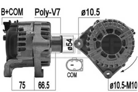 Generator, bmw 5 [f10], 5 gran turismo [f07], 5 touring [f11], 7 [f01, f02, f03, f04], x5 [e70], x6 [e71, e72], 12 31 7 807 187