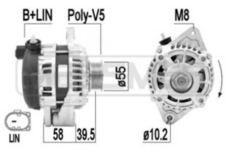 Generator, suzuki sx4 s-cross, 31400-61M00