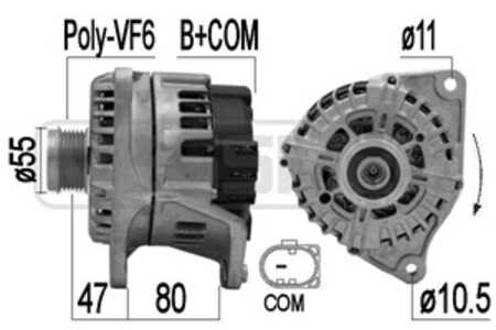 Generator, fiat,iveco, 5801580943